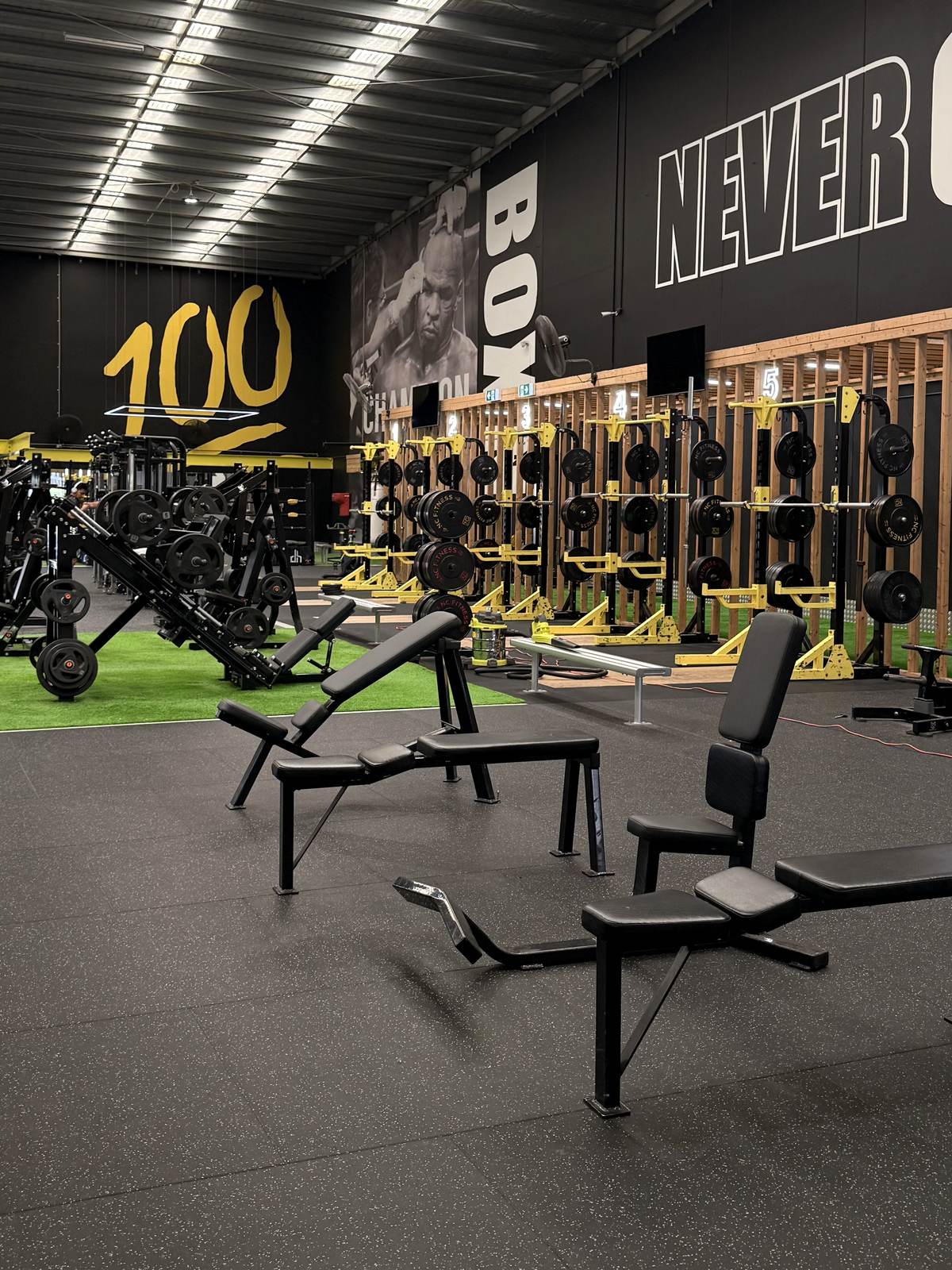 The training floor at Stand Up Fitness, Lynbrook