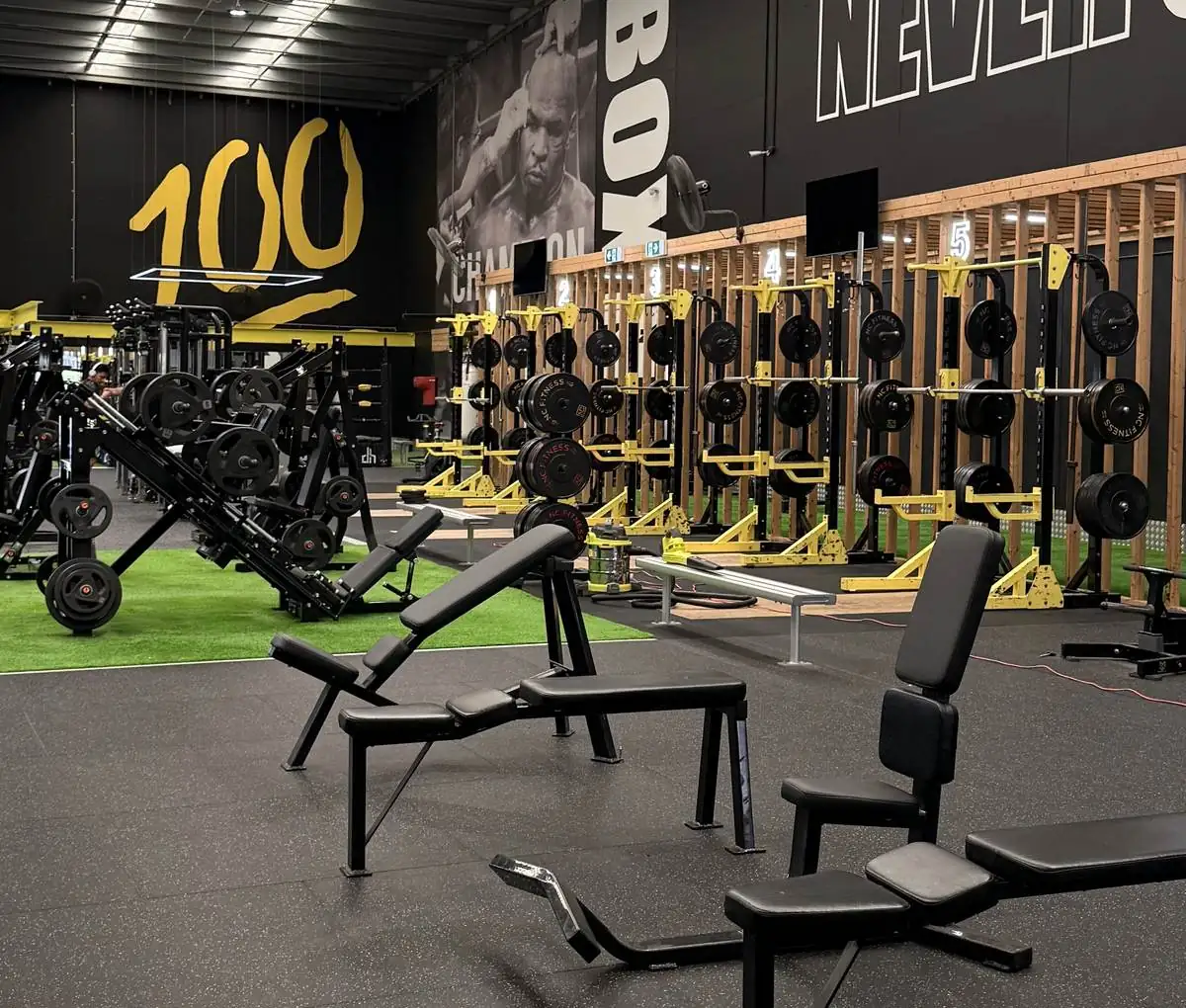 The training floor at Stand Up Fitness, Lynbrook